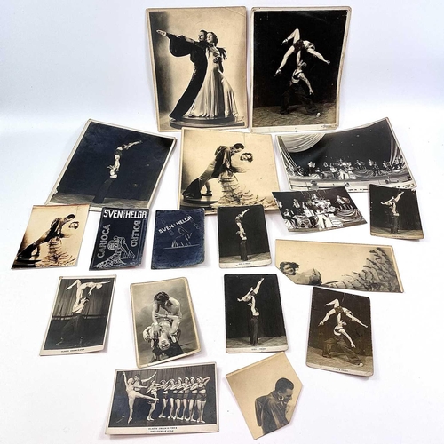 8 - Sven BERLIN (1911-1999) Adagio dance photographs and postcards A collection of numerous photographs ... 