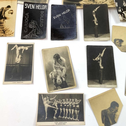 8 - Sven BERLIN (1911-1999) Adagio dance photographs and postcards A collection of numerous photographs ... 