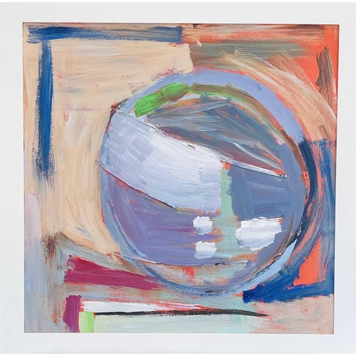 136 - Fergus HILTON (1966) 'Storm' Oil on board Signed, inscribed and dated 2003. 60 x 60cm