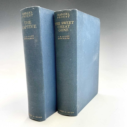 1006 - MARCEL PROUST. 'The Guermantes Way,' C.K. Scott Moncrieff, two vols, first English edition, original... 