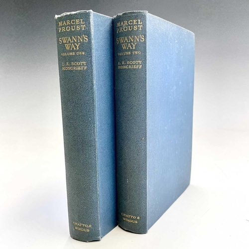 1006 - MARCEL PROUST. 'The Guermantes Way,' C.K. Scott Moncrieff, two vols, first English edition, original... 