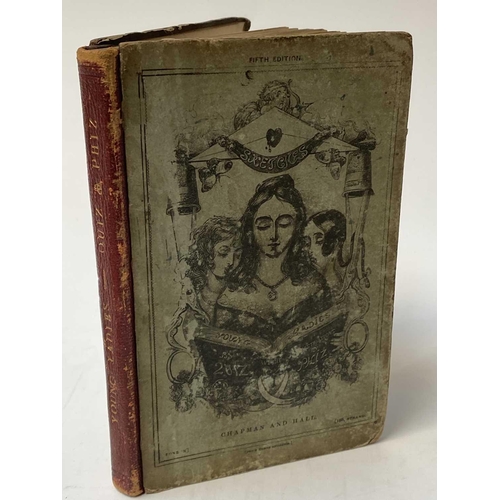 12 - CHARLES DICKENS. 'Sketches of Young Ladies,' fifth edition, original pictorial card boards, engraved... 