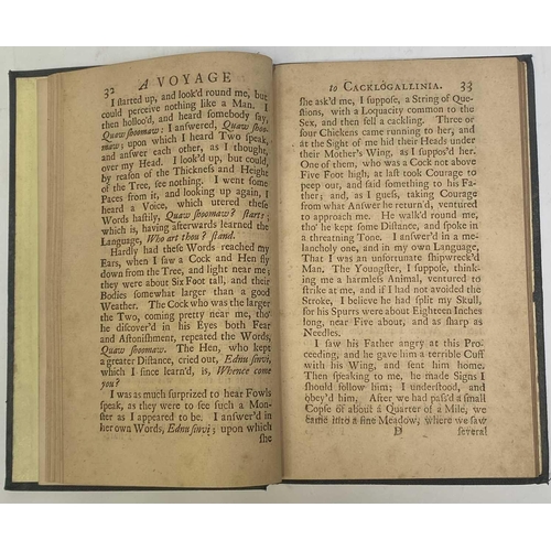 14 - Capt SAMUEL BRUNT. 'A Voyage to Cacklogallinia: With a Description of the Religion, Policy, Customs ... 