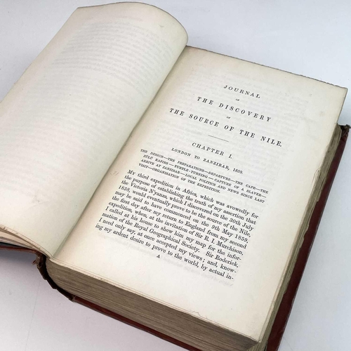 16 - JOHN HANNING SPEKE. 'Journal of the Discovery of the Source of the Nile,' first edition, original cl... 