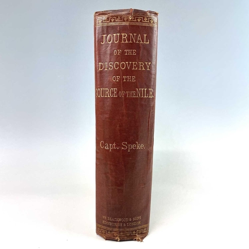 16 - JOHN HANNING SPEKE. 'Journal of the Discovery of the Source of the Nile,' first edition, original cl... 
