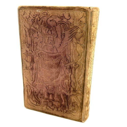 18 - BINDING. 'Chroniques Francoises, Paris, n.d., bound in embossed velvet.