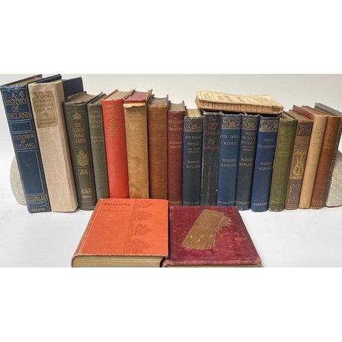 2 - RUDYARD KIPLING. 'The Naulahka: A Story of West and East,' first edition, original orange cloth, own... 