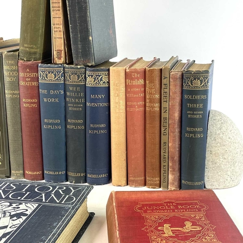 2 - RUDYARD KIPLING. 'The Naulahka: A Story of West and East,' first edition, original orange cloth, own... 