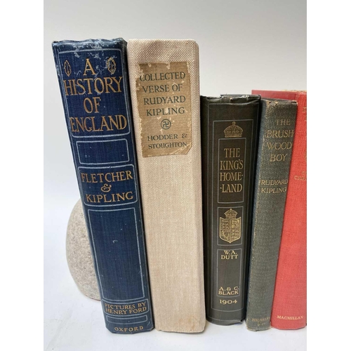 2 - RUDYARD KIPLING. 'The Naulahka: A Story of West and East,' first edition, original orange cloth, own... 