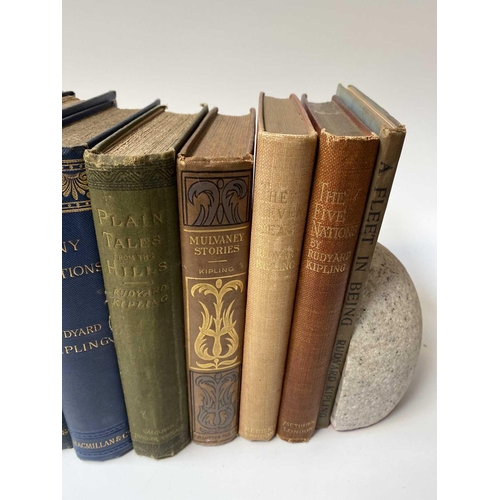 2 - RUDYARD KIPLING. 'The Naulahka: A Story of West and East,' first edition, original orange cloth, own... 