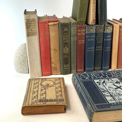 2 - RUDYARD KIPLING. 'The Naulahka: A Story of West and East,' first edition, original orange cloth, own... 