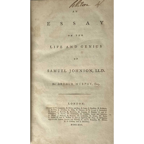 21 - SAMUEL JOHNSON. 'Journey to the Western Islands of Scotland,' New Edition, full marbled leather, A. ... 