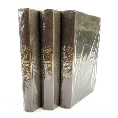 24 - Sir GEORGE WILLIAM LEFEVRE. 'Life of a Travelling Physician,' three vols, cloth (fine copy), colour ... 