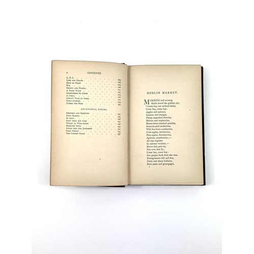 27 - CHRISTINA G. ROSSETTI. 'Goblin Market and Other Poems,' original cloth, rubbed and bumped, Roberts B... 