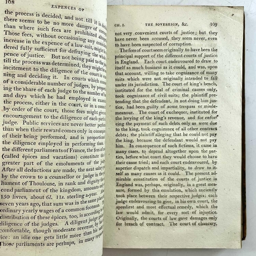28 - ADAM SMITH. 'An Inquiry into the Nature and Causes of the Wealth of Nations,' three vols, full conte... 