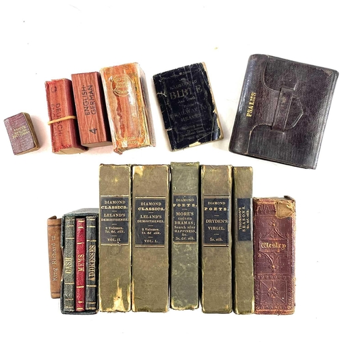 29 - MINIATURES. A collection of, including a 'thumb' bible, Printed for William Harris, 1771. (16)