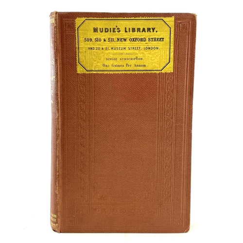 32 - GEORGE ELIOT. 'The Mill on the Floss,' three vols, original cloth with library subscription label to... 