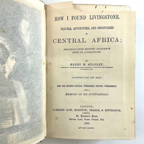 34 - HENRY M. STANLEY. 'How I found Livingstone. Travels, Adventures and Discoveries in Central Africa,' ... 