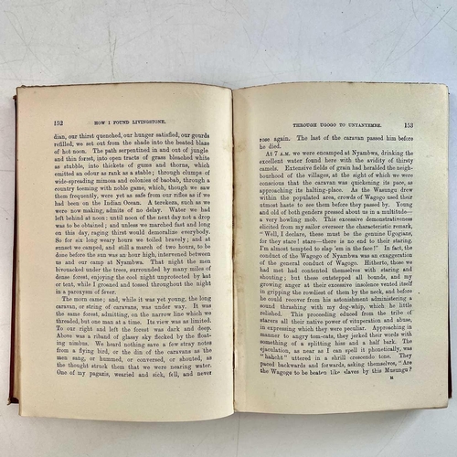 34 - HENRY M. STANLEY. 'How I found Livingstone. Travels, Adventures and Discoveries in Central Africa,' ... 