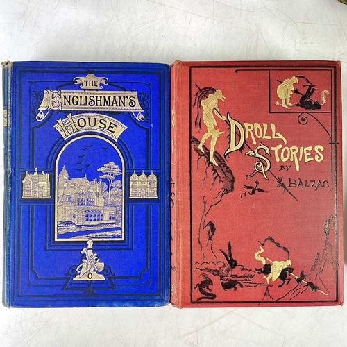 35 - BINDINGS. 'The Chronicles of Crime,' illustrated by Phiz, two vols uniformly bound, T. Miles & Co, L... 