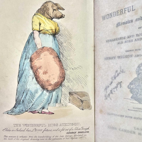 35 - BINDINGS. 'The Chronicles of Crime,' illustrated by Phiz, two vols uniformly bound, T. Miles & Co, L... 