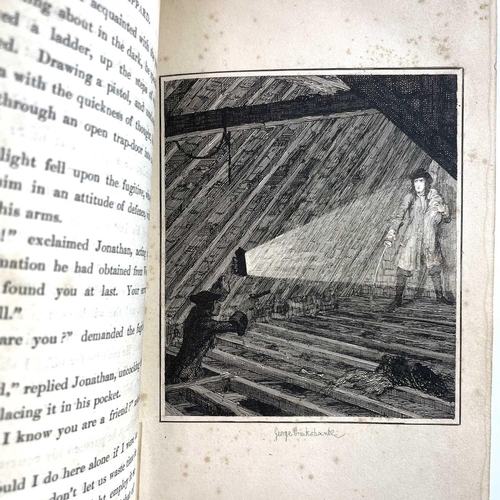 36 - W. HARRISON AINSWORTH. 'Jack Sheppard. A Romance,' triple decker set (three vols), uniformly bound i... 