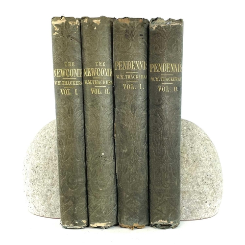 41 - WILLIAM MAKEPIECE THACKERAY. 'The History of Pendennis,' two vols, original cloth, chipped ends to s... 