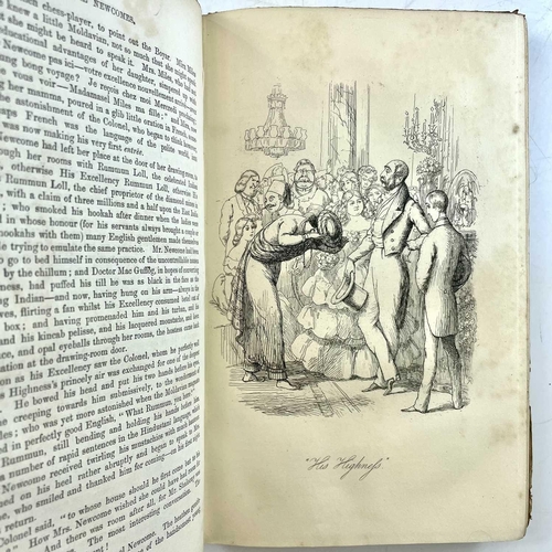 41 - WILLIAM MAKEPIECE THACKERAY. 'The History of Pendennis,' two vols, original cloth, chipped ends to s... 