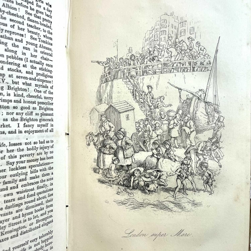 41 - WILLIAM MAKEPIECE THACKERAY. 'The History of Pendennis,' two vols, original cloth, chipped ends to s... 