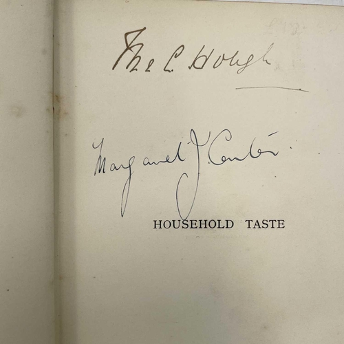 50 - CHARLES L. EASTLAKE. 'Hints on Household Taste,' third edition, original cloth, Longmans, Green, and... 