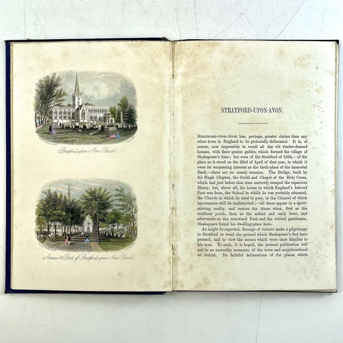 54 - 'Stratford-Upon-Avon, The Home of William Shakspeare, Pictorially Illustrated,' original cloth, hand... 
