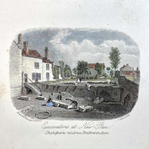 54 - 'Stratford-Upon-Avon, The Home of William Shakspeare, Pictorially Illustrated,' original cloth, hand... 