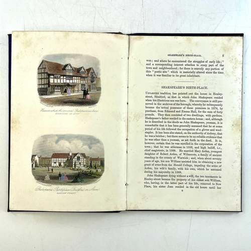 54 - 'Stratford-Upon-Avon, The Home of William Shakspeare, Pictorially Illustrated,' original cloth, hand... 