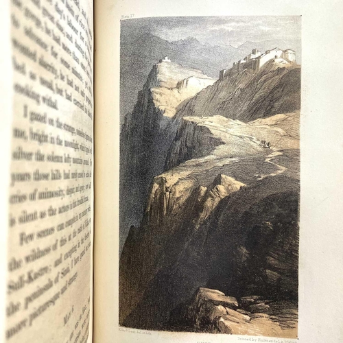 56 - EDWARD LEAR. 'Journals of a Landscape Painter in Albania & Illyria,' original cloth, rubbed and bump... 