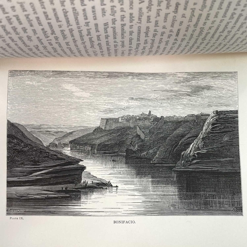 57 - EDWARD LEAR. 'Journal of a Landscape Painter in Corsica,' first edition, original russet cloth, spli... 
