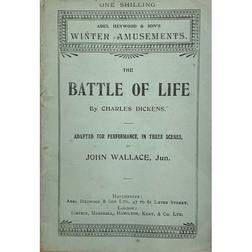 8 - CHARLES DICKENS. 'Edwin Drood,' first edition in six volumes, pictorial card wraps chipped and torn,... 