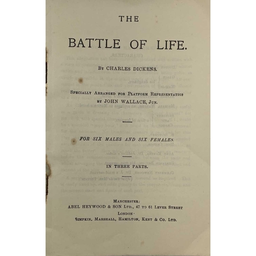 8 - CHARLES DICKENS. 'Edwin Drood,' first edition in six volumes, pictorial card wraps chipped and torn,... 