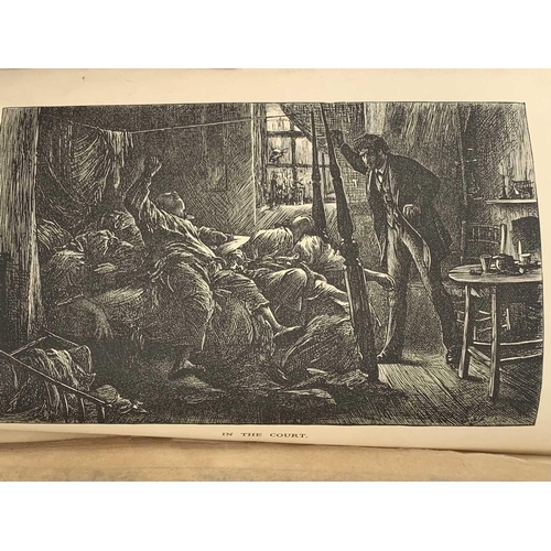 8 - CHARLES DICKENS. 'Edwin Drood,' first edition in six volumes, pictorial card wraps chipped and torn,... 