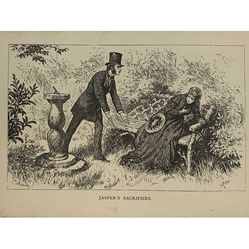 8 - CHARLES DICKENS. 'Edwin Drood,' first edition in six volumes, pictorial card wraps chipped and torn,... 