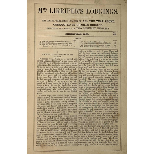 8 - CHARLES DICKENS. 'Edwin Drood,' first edition in six volumes, pictorial card wraps chipped and torn,... 