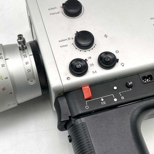 110 - A Braun Nizo 801 Macro super 8 cine camera serial number 1186693 with a Schneider-Kreuznach Macro-Va... 