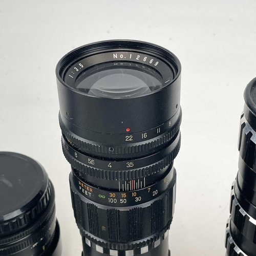 124 - A Schneider-Kreuznach Comparon 1:4,5/135 serial number 11 158 072 lens, Schneider-Kreuznach Componon... 