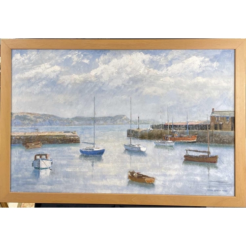 1467 - John Jowitt Harbour Oil on board Signed and dated 1970 77.5cm x 50cm