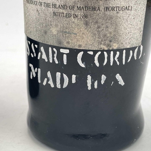 159 - A bottle of BOAL 1910 Madeira bottled in 1950 together with a bottle of Miles Vintage Maderia 1952 V... 