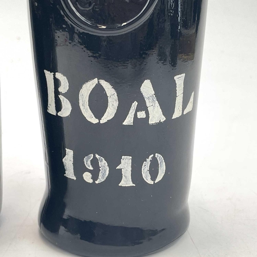 159 - A bottle of BOAL 1910 Madeira bottled in 1950 together with a bottle of Miles Vintage Maderia 1952 V... 