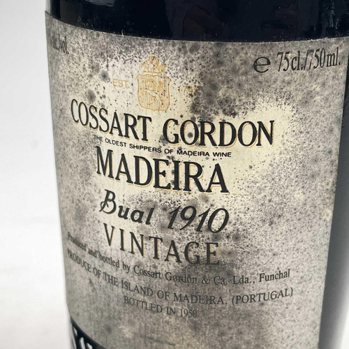 159 - A bottle of BOAL 1910 Madeira bottled in 1950 together with a bottle of Miles Vintage Maderia 1952 V... 