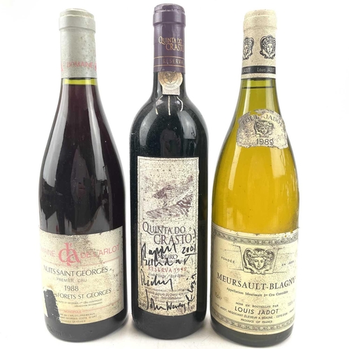 165 - A bottle of 1989 Meursault-Blagny Louis Jadot 1er Cru wine together with a bottle of 1988 Nuits Sain... 