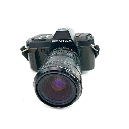 167 - A Pentax P30 serial number 3299901 fitted with a Tokina SD 70mm lens, Pentax P30N serial number 4931... 