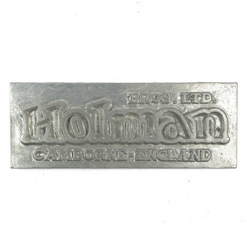 174 - A replica Cornish tin Holman Bros. Camborne sign, 9 x 23cm.