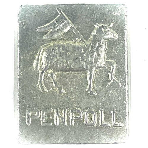 179 - A Penpoll copy Cornish tin ingot, 5 x 4cm.